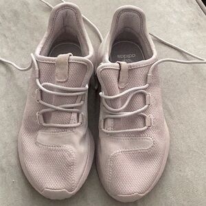 BOYS ADIDAS ORTHLITE ADIFIT CREAM SNEAKERS SIZE 1!